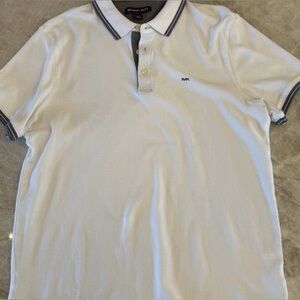 NWOT Michael Kors White Polo Shirt for Men